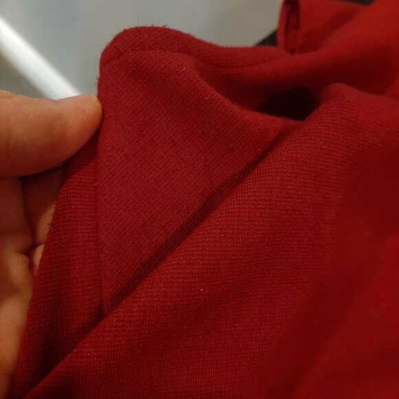 Evan Picone Ponte Faux Wrap Dress Pleated Gathered Cap Sleeve Surplice - Picture 9 of 14